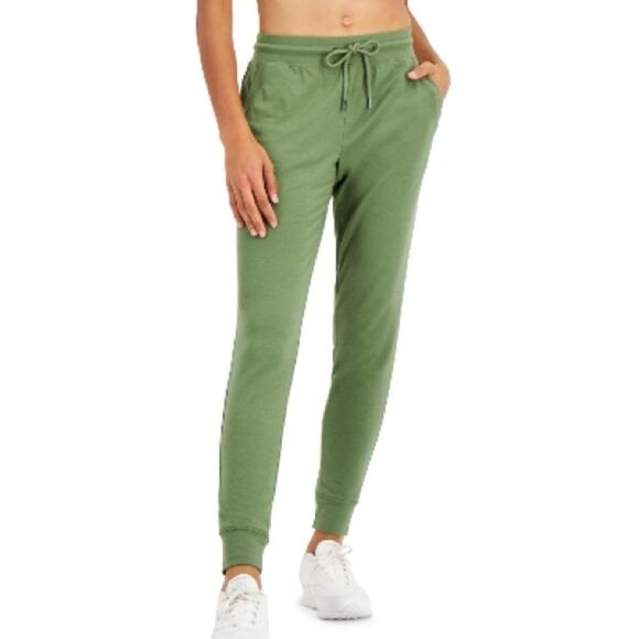 ID Ideology Women's Slim Leg Jogger Pants Green olivine - Picture 1 of 9